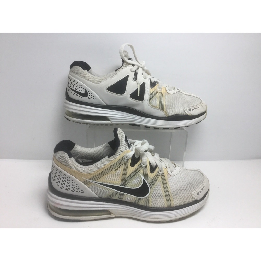 Nike‎ LunarMX+ Flywire Running Athletic Shoes 415323-100 Womens Sneakers Size 8M